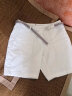 哈吉斯（HAZZYS）女装 夏款短裤素色休闲5分短裤ACDSP0BBF54 米色BI 160/72A 40 晒单实拍图