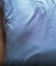 富安娜家纺枕套 60S长绒棉贡缎刺绣枕头套  一对装 74*48cm蓝 实拍图