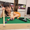 木丸子六合一儿童台球桌小型玩具家用迷你6-10岁男女孩子生日儿童节礼物 加大款B：桌球+飞行棋+斗兽棋+冰球+弹弾棋+保龄球 送孩子同学6合1玩具新年生日礼物 实拍图