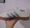 adidas「T头鞋」VL COURT 2.0复古休闲板鞋德训鞋阿迪达斯轻运动   汉玉白/蓝色/金色 (推荐女生买小半码)   37 实拍图