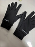 迪卡侬户外运动男女跑步健身骑行轻薄舒适保暖触屏手套纯黑色L-4564122 实拍图