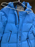 雪中飞【蓄热】童装儿童羽绒服男童女童纯色中大童拼接羽绒服浅蓝170cm 实拍图