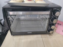 格兰仕（Galanz）电烤箱 家用 40L大容量 上下独立控温 多层烤位 机械操控 烘培炉灯多功能 K42 经典黑 40L 黑色 实拍图