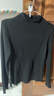 猫人打底衫女半高领黑色小香风修身内搭春季针织毛衣女装2026新款上衣 实拍图