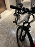 永久锂电池助力电动自行车禧玛诺变速超长续航山地车男女士双碟刹单车 F58多彩白【助力续航约50-60KM】线碟 27.5英寸 实拍图