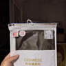 优衣库HEATTECH EXTRA WARM混纺圆领T恤/9分袖男装9%羊绒481441 481441/09黑色 2XL 实拍图
