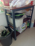 全品屋厨房置物架多功能落地橱柜切菜桌子工作台餐边储物架窄边柜咖83 实拍图