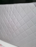 富安娜家纺床垫 全棉静享抗菌立体床垫厚垫橡筋绑带款 浅灰 120*200 实拍图