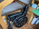 京巧轮椅折叠老人轻便旅行手推车胖人专属加宽便携式专用出行轻便轮椅 实拍图