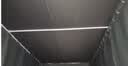 半弦月蚊帐学生宿舍床帘上下铺五层全遮光一体式全封闭全包围四季通用 暗灰色【四面遮光】0涂层 防蚊一体 190cm*90cm 【三门可伸缩65-120高】 实拍图
