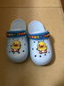 B.Duck小黄鸭童鞋儿童花园鞋男童宝宝洞洞鞋女童舒适软底拖鞋5966蓝色30 实拍图