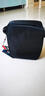 七匹狼斜挎包单肩包男士休闲包商务帆布包大容量包男小背包挎包通勤挂包 黑色中号 实拍图
