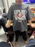 巴拉巴拉童装儿童短袖T恤男童宝宝上衣夏季新款速干亲子装打底衫中大童潮 实拍图