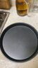 展艺圆形披萨烤盘9寸不粘涂层碳钢烤盘pizza烤箱烤盘烘焙模具耐用露营 实拍图