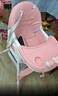 三条小鱼宝宝餐椅多功能可折叠便携儿童餐桌椅婴幼儿小孩可调节吃饭桌座椅 樱花粉【折叠+万向轮+调节】 实拍图