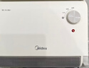 美的（Midea）【浴室新贵】暖风机浴室/台壁两用取暖器/石墨烯极速升温/节能小太阳抗菌过滤低噪音可移动HFS20XQ 实拍图