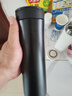 苏泊尔（SUPOR）保温杯男女款水杯316L不锈钢泡茶杯大容量商务便携车载杯子送礼物 500ML-儒雅黑 实拍图