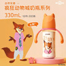 贝亲（Pigeon）迪士尼宽口径PPSU双把手彩绘奶瓶330mL L号 6月+ 街头尼克 AA275 实拍图
