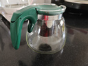 茶壶泡茶器整套茶具茶水分离玻璃耐热泡茶壶花茶套装茶漏 绿把单壶1只 实拍图
