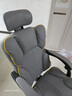奥伦福特 电脑椅办公椅子电竞椅家用人体工学椅老板椅主播靠背椅皮革转椅 工学椅-灰+搁脚+乳胶【二代】 实拍图