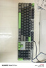 狼蛛（AULA）F2068Pro机械键盘鼠标 全键热插拔 背光 104键有线键鼠三件套装 办公电脑键盘电竞游戏专用 灰黑【键鼠桌垫-三件套】红轴 实拍图