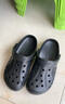 CROCS卡骆驰洞洞鞋贝雅洞洞鞋轻便运动鞋耐磨一脚蹬拖鞋休闲鞋|10126 黑色-001 41 /42(260mm) 实拍图