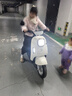 绿源（Luyuan）电动摩托车M7U74公里长续航60V5块铅酸电池大动力1000W电机电瓶车代步通勤女性孩生士奶油白 实拍图