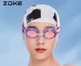 洲克（ZOKE）ZOKE成人泳镜高清镀膜防雾防水男女通用训练电镀泳镜 622501211-9 实拍图