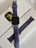 Apple/苹果 女神节礼物Watch S11 智能手表GPS款42毫米银色铝金属表壳雾紫色运动型表带S/M 实拍图