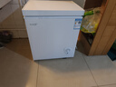 北极熊（BEIJIXIONG）冰柜家用冷柜小型一级能效全冷冻冷藏两用卧式储奶母乳速冻保鲜节能省电100升/200升/300升 单门单温108升【一级能效 全国联保】 108L 实拍图