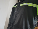 全燕（Q QUANYAN）雨衣雨裤套装男女电动摩托车雨衣双层分体式成人水衣骑行外卖雨服 黑搭绿-双帽檐可拆卸 2XL码 升级防水裤裆+赠运费险 实拍图