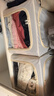 佳帮手收纳箱布艺折叠百纳箱衣服整理箱储物箱大窗 米色特大号 1只装 实拍图