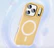 弘卓适用苹果17promax手机壳iphone17promax保护套肤感磁吸果冻壳双层液态软胶防摔纯色磨砂壳 活力橙 实拍图