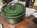 珐宝（staub）法国进口珐琅铸铁锅莳萝绿24cm汤锅烹饪锅具 40509-356 实拍图