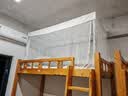 懒无限初高中学生宿舍蚊帐上下铺通用蚊帐架0.9m三开门全框伸缩带防尘顶 实拍图
