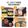 三角牌（Triangle） 暖菜板 热菜板加热板暖菜板饭菜保温板电磁炉多功能带火锅暖菜转盘热菜电动自动旋转餐桌转盘 【升级电动转盘】80CM保温丨安全童锁 实拍图