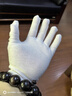 鸣固 白手套 三筋带扣款礼仪手套 作业检阅手套10双 CW995397 实拍图