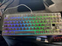 狼蛛（AULA）F87ProV2客制化无线机械键盘电竞游戏专用  蓝牙/2.4G/有线三模连接全键热插拔gasket结构办公键盘 F87ProV2大宗师版【海棠轴】粉色渐变侧刻 实拍图