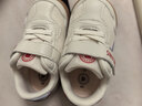 泰兰尼斯春季学步鞋男宝宝鞋子女童婴儿鞋透气软底机能鞋米白22码 实拍图