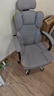 奥伦福特 电脑椅办公椅子电竞椅家用人体工学椅老板椅主播靠背椅皮革转椅 创意工学椅-灰+含乳胶垫【二代升级】 实拍图