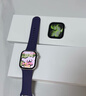 Apple/苹果 【女神节】Watch S11 智能手表GPS款42毫米银色铝金属表壳雾紫色运动型表带S/M 实拍图