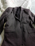 罗蒙（ROMON）西服男士春秋季毛呢西装男商务休闲上衣服外套男装 灰色加棉 4XL 实拍图