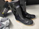 回力雨鞋男女士户外防滑雨水鞋钓鱼洗车雨靴厨师胶鞋HL8075中筒黑色42 实拍图