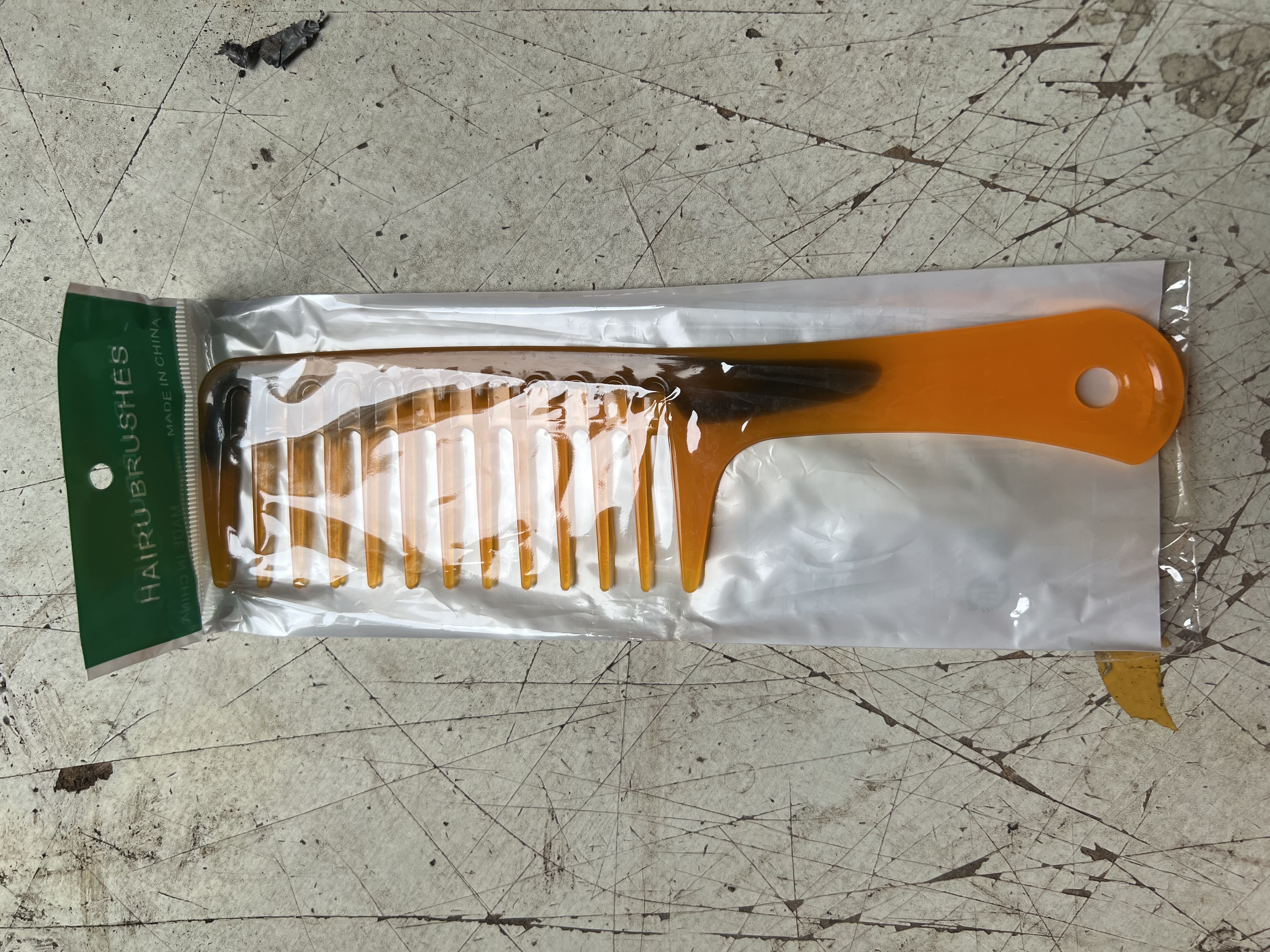 沫礼（mo li） 大齿梳子超大号不打结宽齿梳卷发梳女家用塑料美发大梳子专用梳 牛筋大齿梳 实拍图
