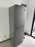 美的（Midea）220L三门冰箱灰色一级能效租房家用客厅宿舍小型冰箱三开门低耗省电低音运行MR-231T【国家补贴】 实拍图