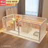 贝初众狗围栏室内宠物围栏狗笼子狗栅栏狗笼小中大型犬猫围栏狗笼折叠 120*60*60cm【适合中小型犬】 【6片】自由拼接组合围栏 加粗加密框架/无惧啃咬 实拍图