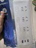 飞利浦（PHILIPS）新国标安全插座 1.8米6插位分控独立开关 USB 12W快充2A1C 宿舍插板/插排/排插/接线板/拖线板 实拍图