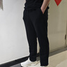 安踏男裤运动裤男春秋季新款针织宽松直筒裤子男士休闲长裤青少年卫裤 【推荐款春季新款直筒裤-口袋拉链】基础黑 千人购买 2XL /185 适合160-170斤 实拍图