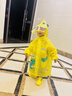牧萌儿童雨鞋男童女童防水立体宝宝防滑耐磨卡通雨靴 挖掘机恐龙 17码 实拍图