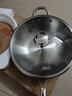 爱仕达（ASD）炒锅炒菜锅304不锈钢无涂层家用炒锅32cm燃气电磁炉通用TV1332 实拍图
